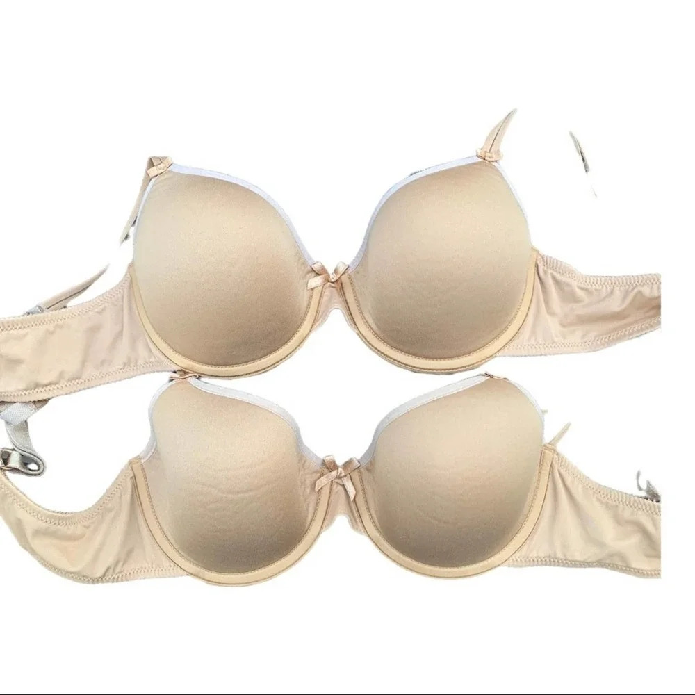 Chantelle bra lined tan bundle size 32 C - Picture 1 of 7